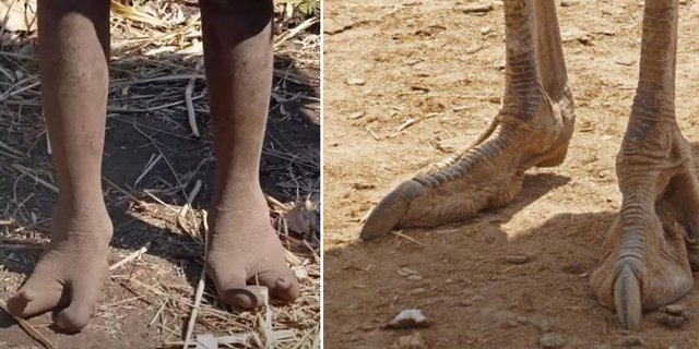 These African Tribes are Skilled Hunters But are Born with Ostrich-like Legs