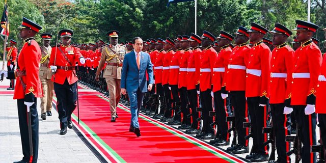 Jokowi's Moment of Going Overboard and Being Reprimanded by the Kenyan Army and Turning Back