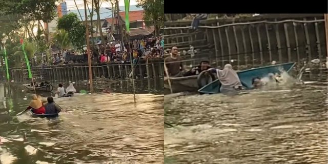 This is What Happens When Road Rulers Go Down to the Water, Speeding Boat Ends Up Diving into the River