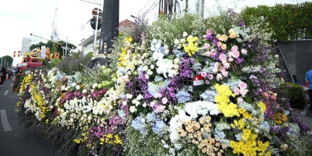 Flood of Flowers at Semarang Merdeka Flowers Festival 2023, Check the Route