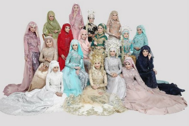 Prediksi Tren Busana Pengantin Muslim Tahun 2017  Hijab 