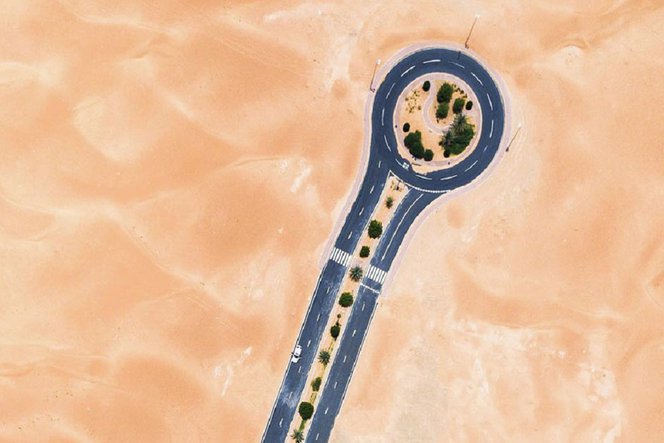 9 Foto Mengejutkan Usai Badai Gurun di Emirat Arab ...