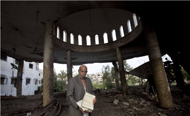 Masjid di Gaza Dibombardir Israel