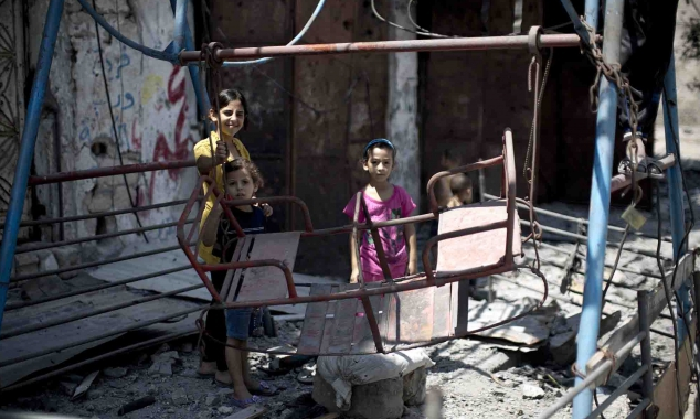 Hancurnya Fasilitas Bermain Anak-anak Gaza