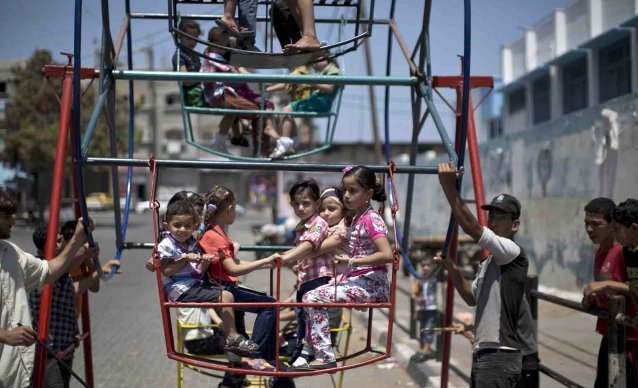Hancurnya Fasilitas Bermain Anak-anak Gaza
