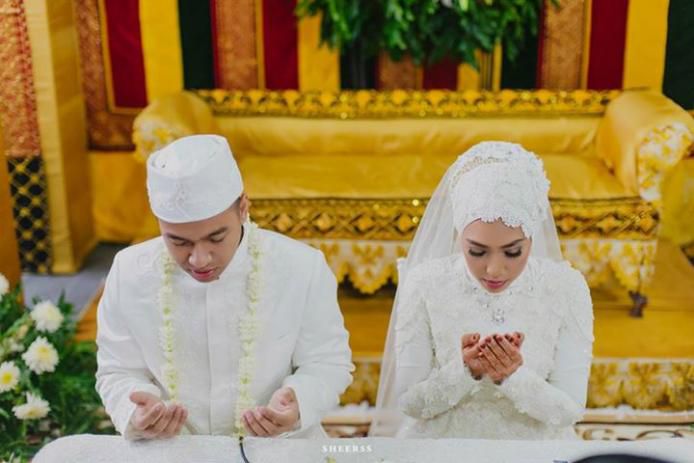 Foto Pernikahan Muslim dalam `Balutan` Adat Batak