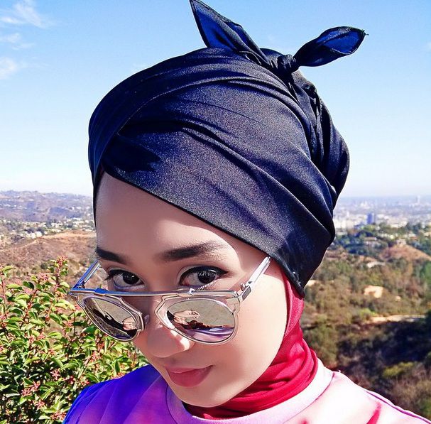 Tren Anyar, Hijab Turban `Baling-baling Bambu`