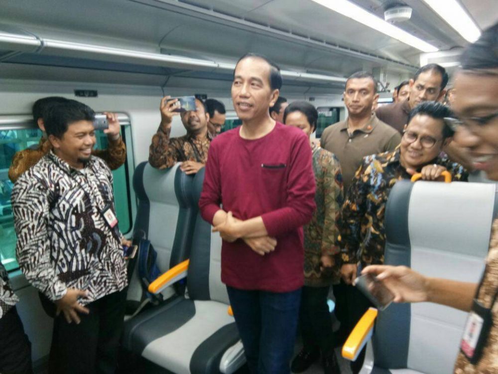 Begini Penampakan Kereta Bandara yang Diresmikan Jokowi