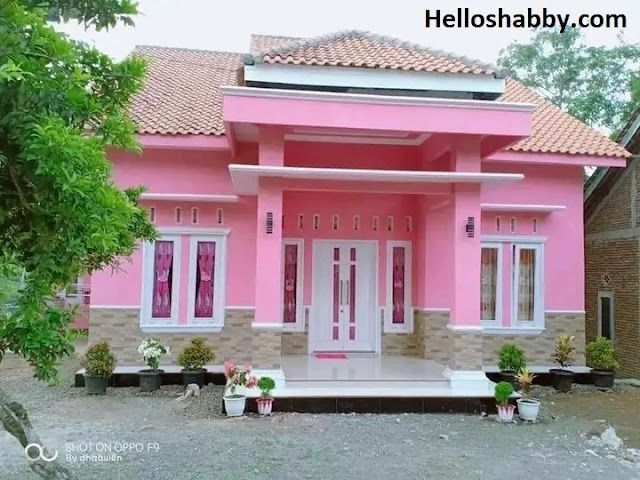 Potret Rumah Serba Pink di Tengah Desa, Tampilannya Super Cantik, Bikin Betah Seharian!