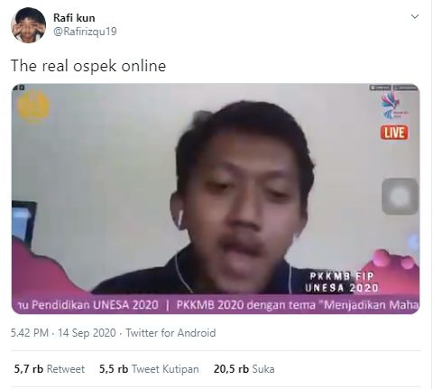 Viral video Ospek Unesa