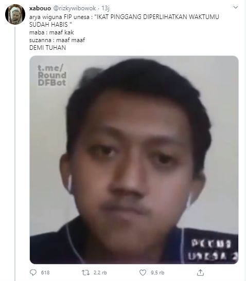 Viral video Ospek Unesa