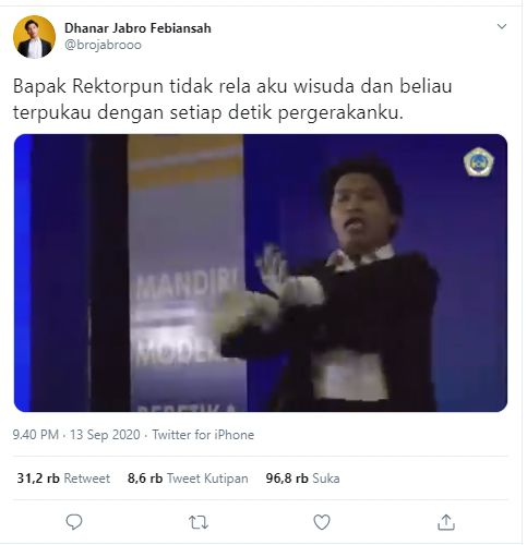 Viral Mahasiswa joget Blackpink