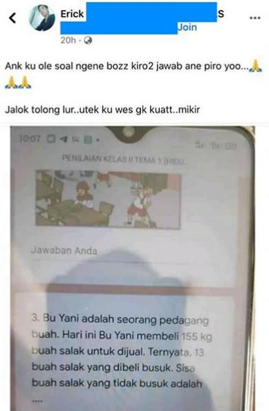 Buah salak yang tidak busuk adalah...