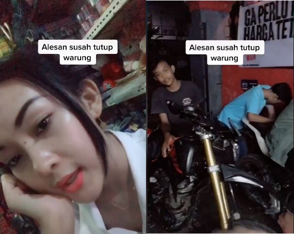 Viral Penjaga Warung Cantik Mirip Anya Geraldine