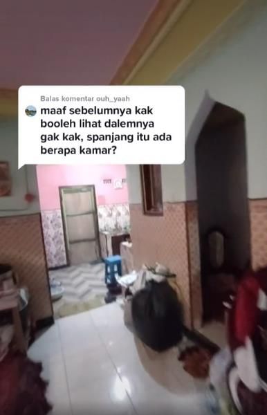 Viral rumah di desa panjangnya kayak sepur.