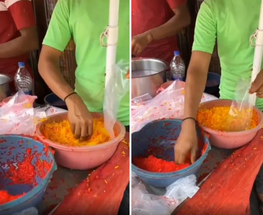 Viral cara buat minuman dingin ala India yang bikin mual.