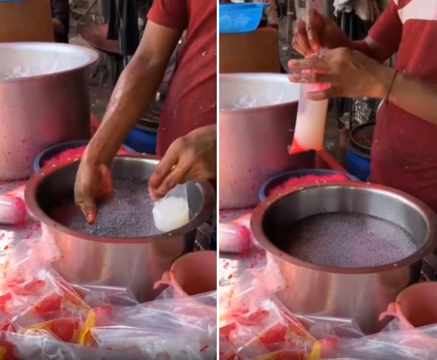 Viral cara buat minuman dingin ala India yang bikin mual.