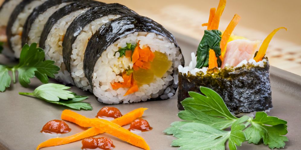  Kimbap dan Sushi, Serupa Tapi Tak Sama  Dream - Dilihat sekilas, kimbap ala Kor