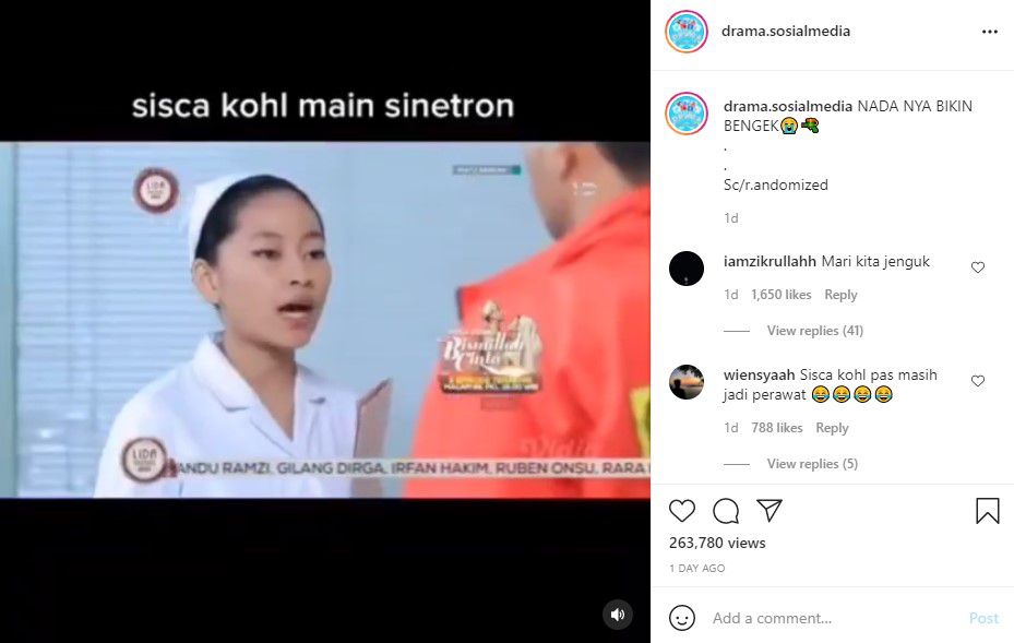 Bikin Ngakak! Adegan Sinetron Tiru Gaya Bicara Sisca Kohl ...