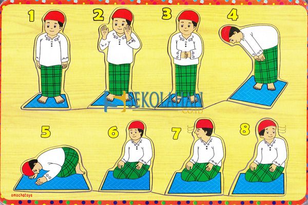 Tata Cara Sholat 5 Waktu Beserta Gambarnya Lengkap Dengan Bacaan