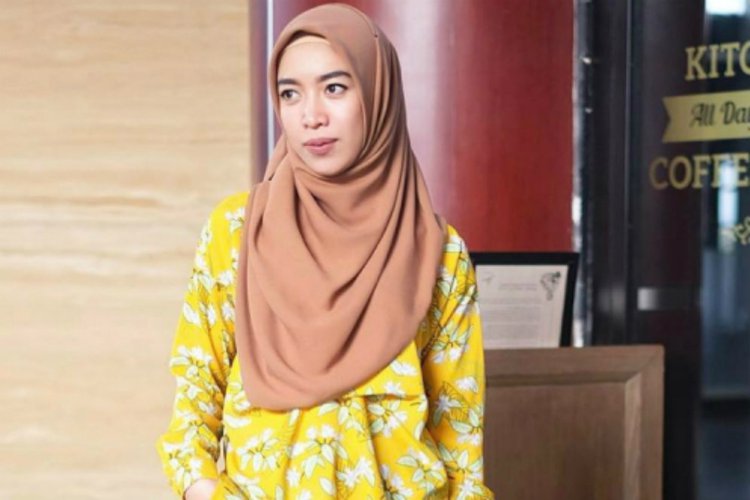 Hijab Yamato Motip Warna Hijau