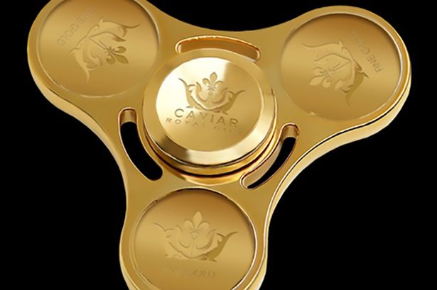 fidget spinner dari emas