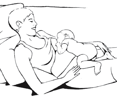 Posisi laid back breastfeeding