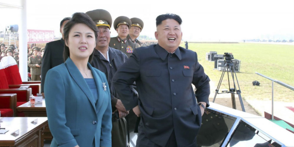 Kim Jong Un dan Ri Sol Ju