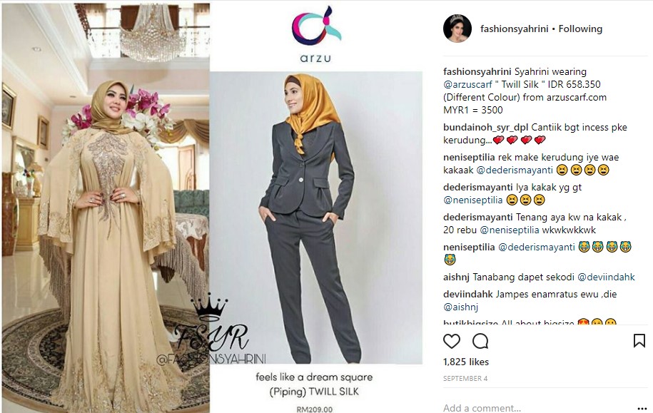 Instagram fashionsyahrini