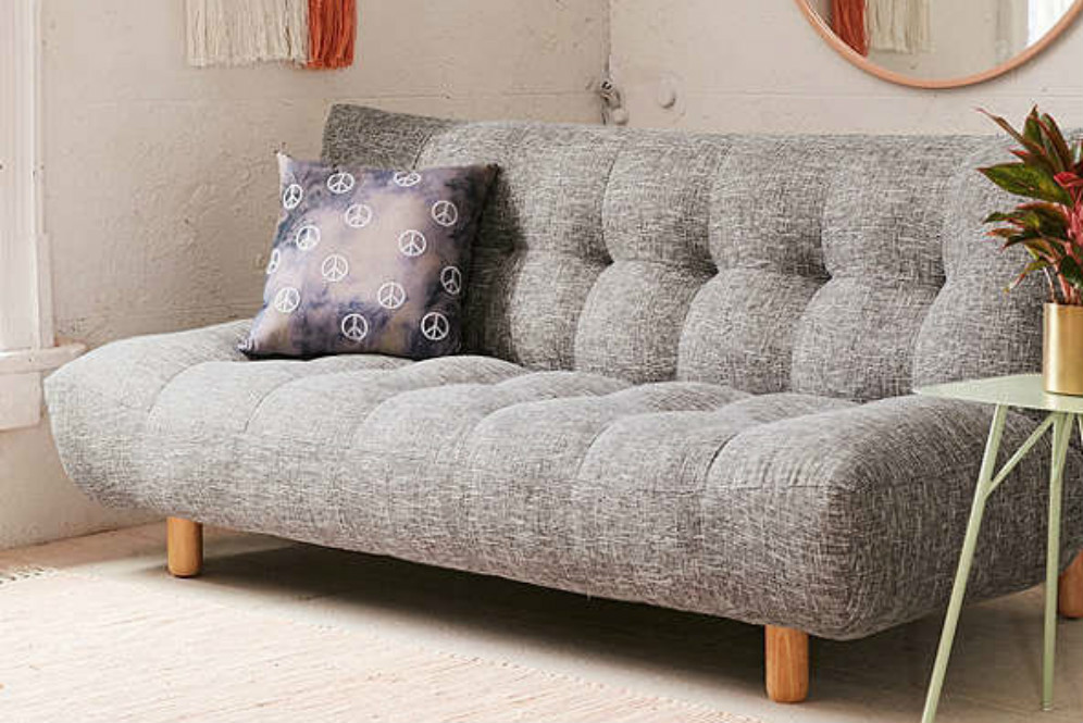 Armless sofa