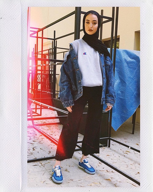 62 Koleksi Model Style Hijab Dengan Jaket Jeans Terbaru