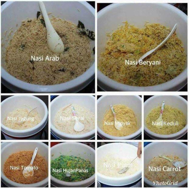 Pengantin Masak Sendiri 10 Jenis Nasi