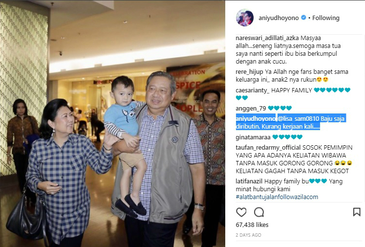 Komentar Ani Yudhoyono