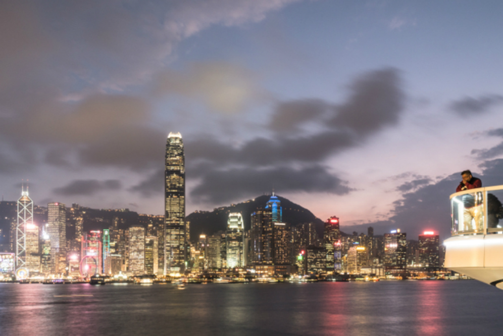 Pemandangan Pulau Hong Kong dan Kowloon