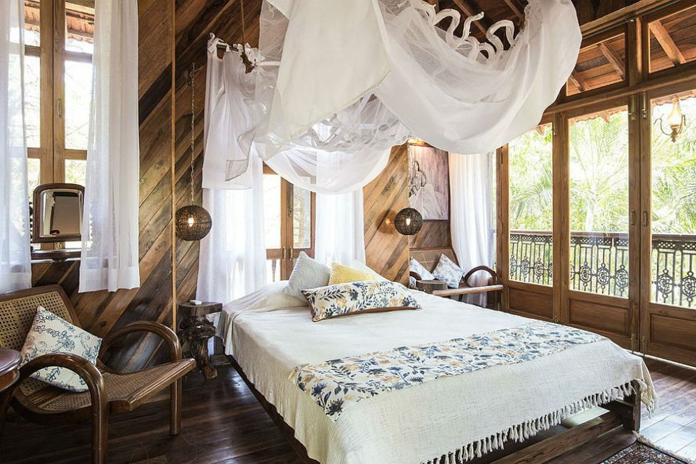 Kamar tidur tropis