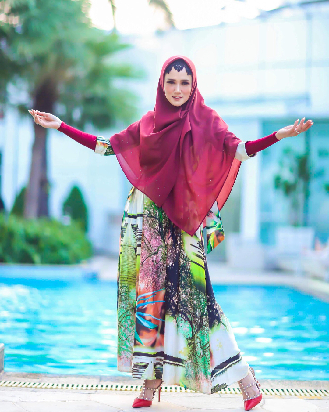 Mulan Jameela Munculkan 3 Tren Baru Gaya Hijab HijabDreamcoid