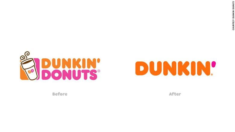 Logo baru Dunkin' Donuts.