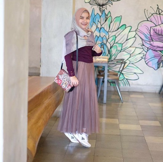 Tasya Nur Medina mengenakan Tutu Skirt