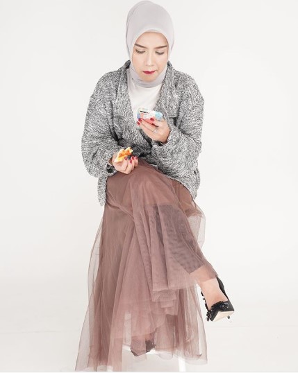 Tasya Nur Medina mengenakan Tutu Skirt