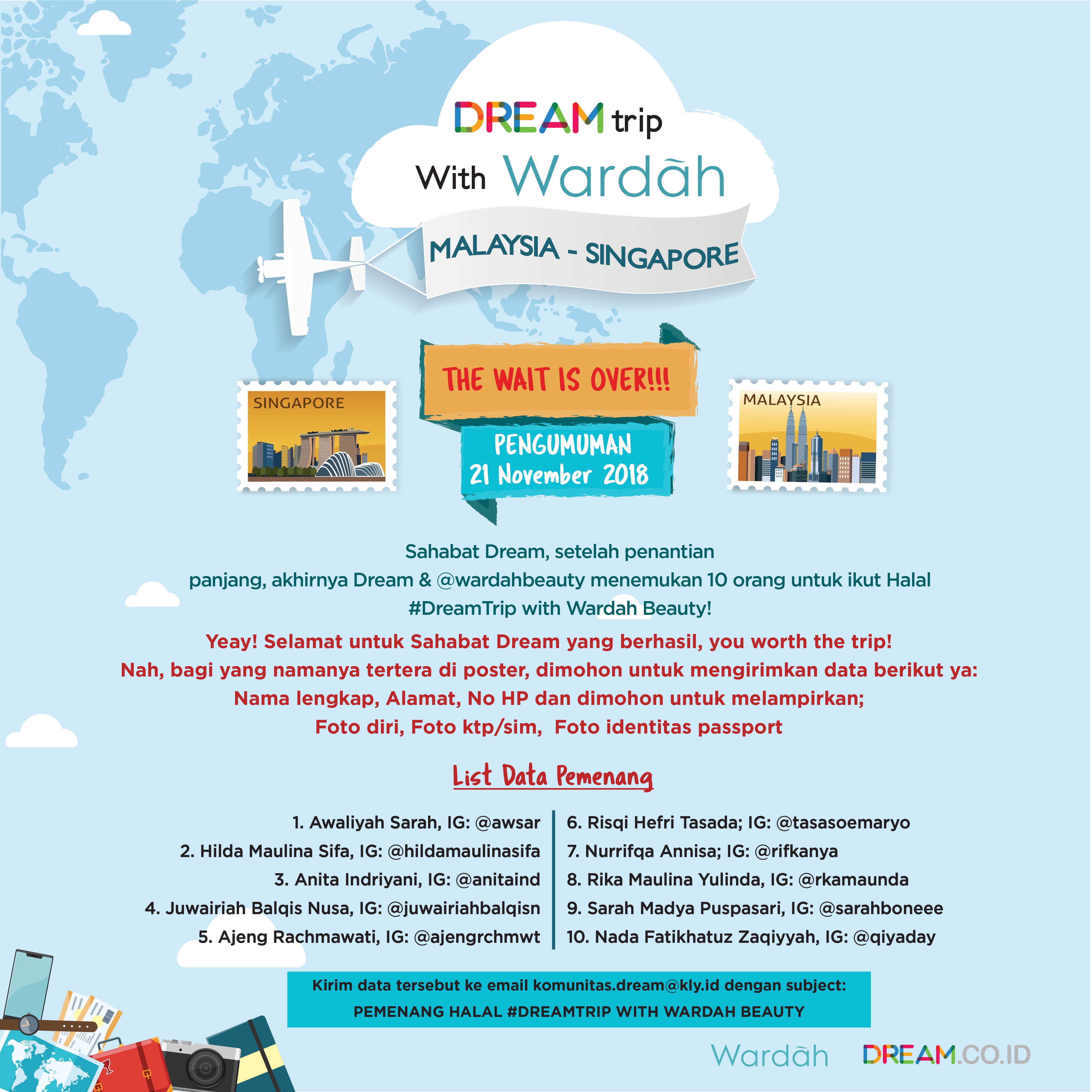 Halal #DreamTrip with Wardah