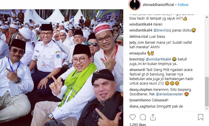 Aksi Ahmad Dhani, Fladi Zon, dan Fahri Hamzah