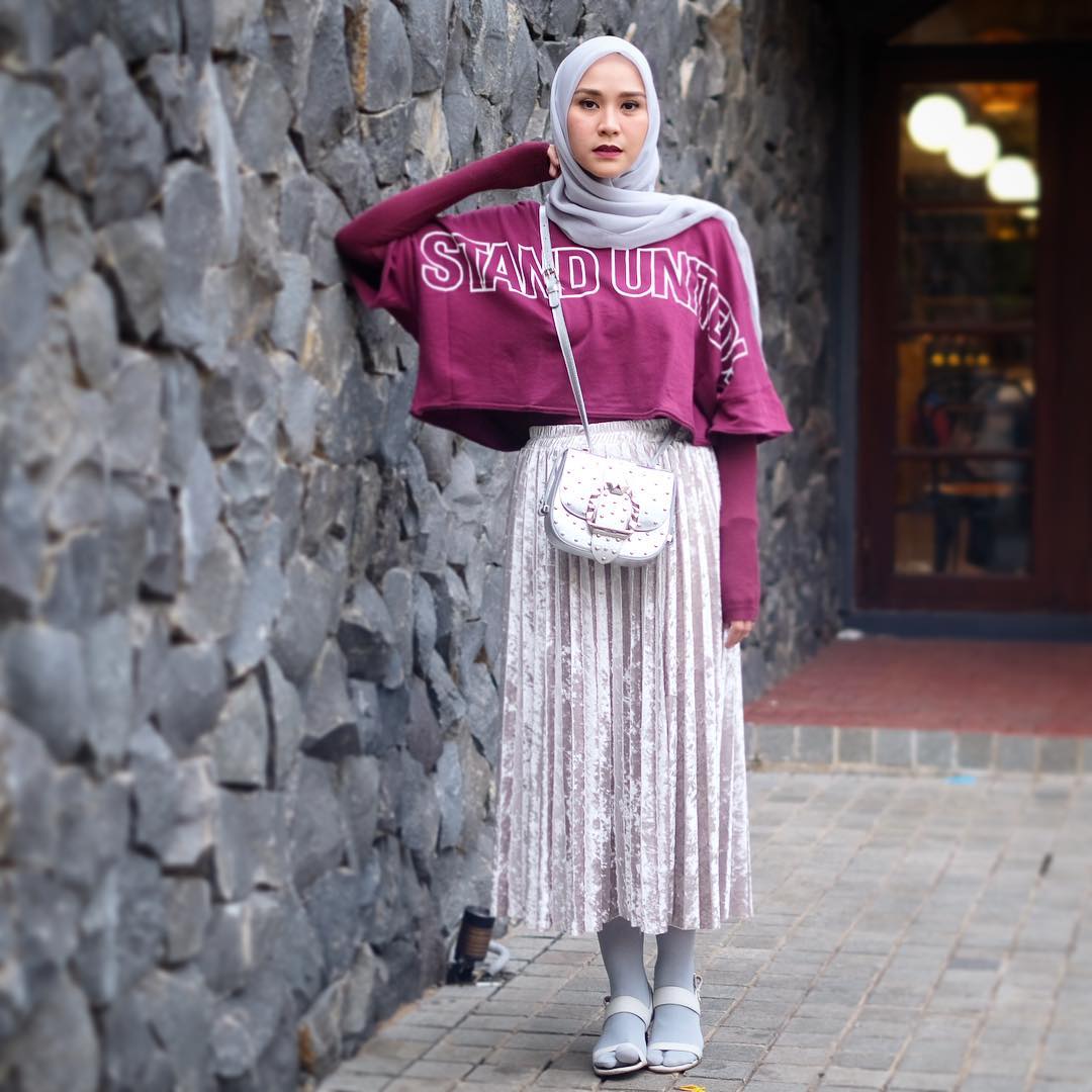 Gaya Hijab Milenial Ala Zaskia Mecca HijabDreamcoid