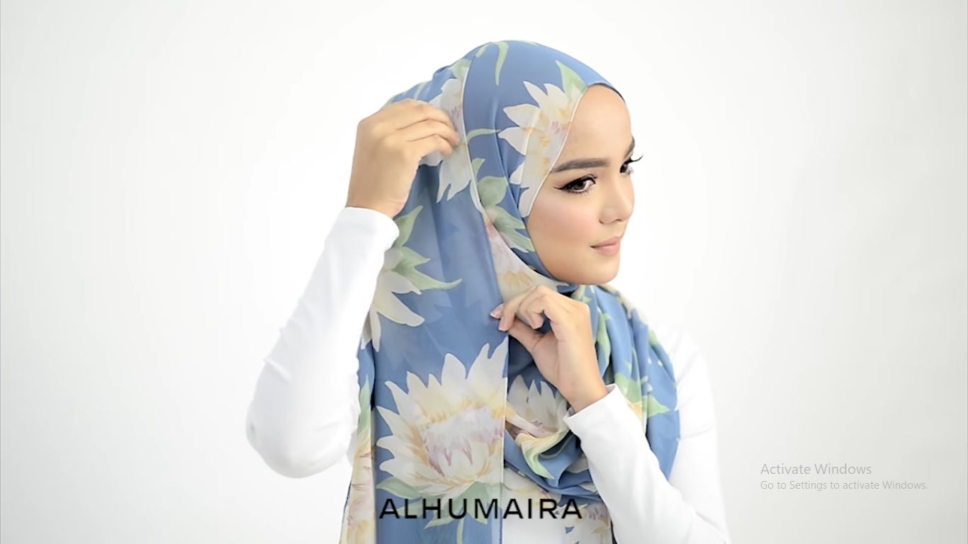 Tutorial Hijab Pashmina