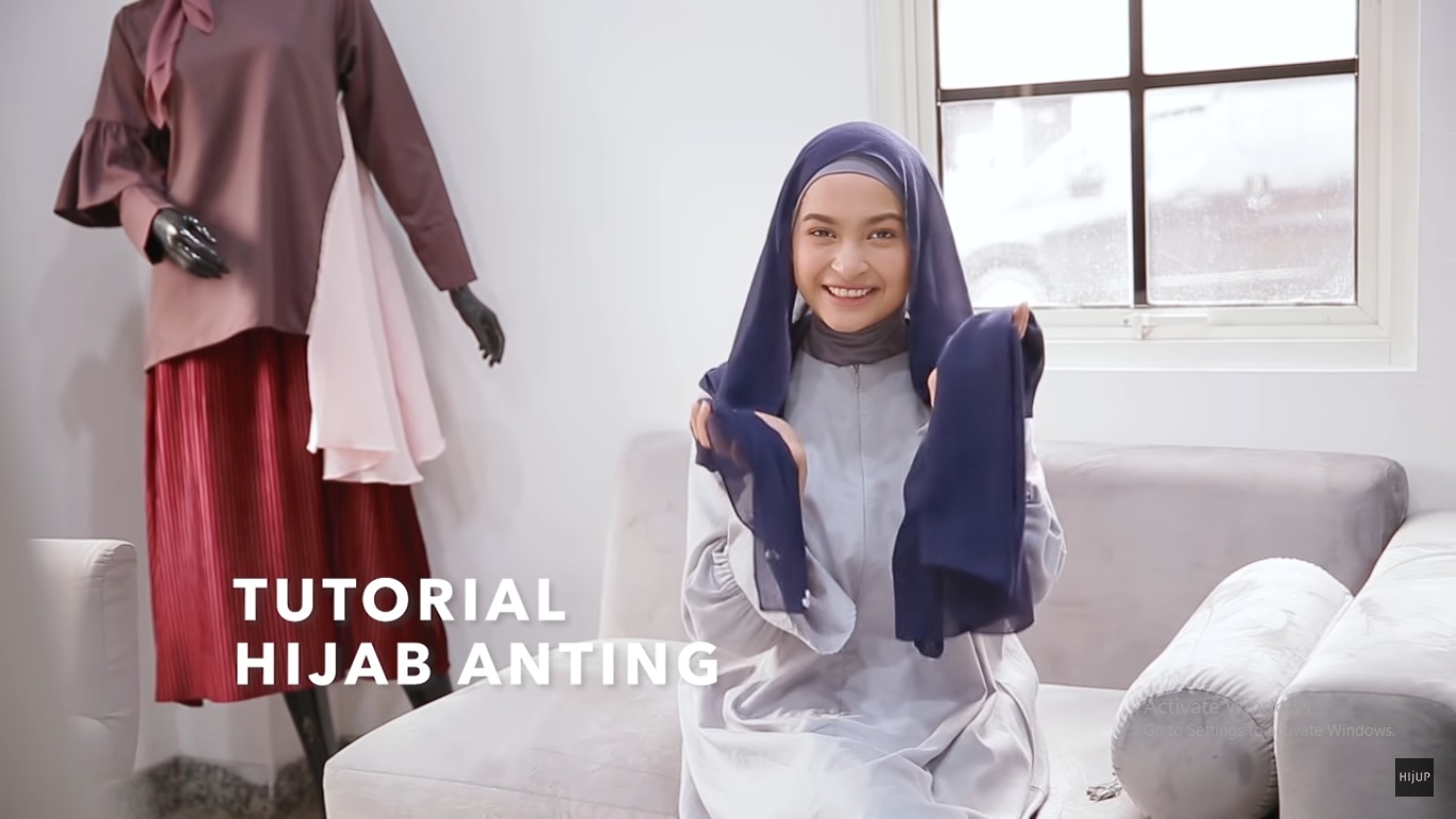 Tutorial Hijab Anting Untuk Ke Pesta HijabDreamcoid