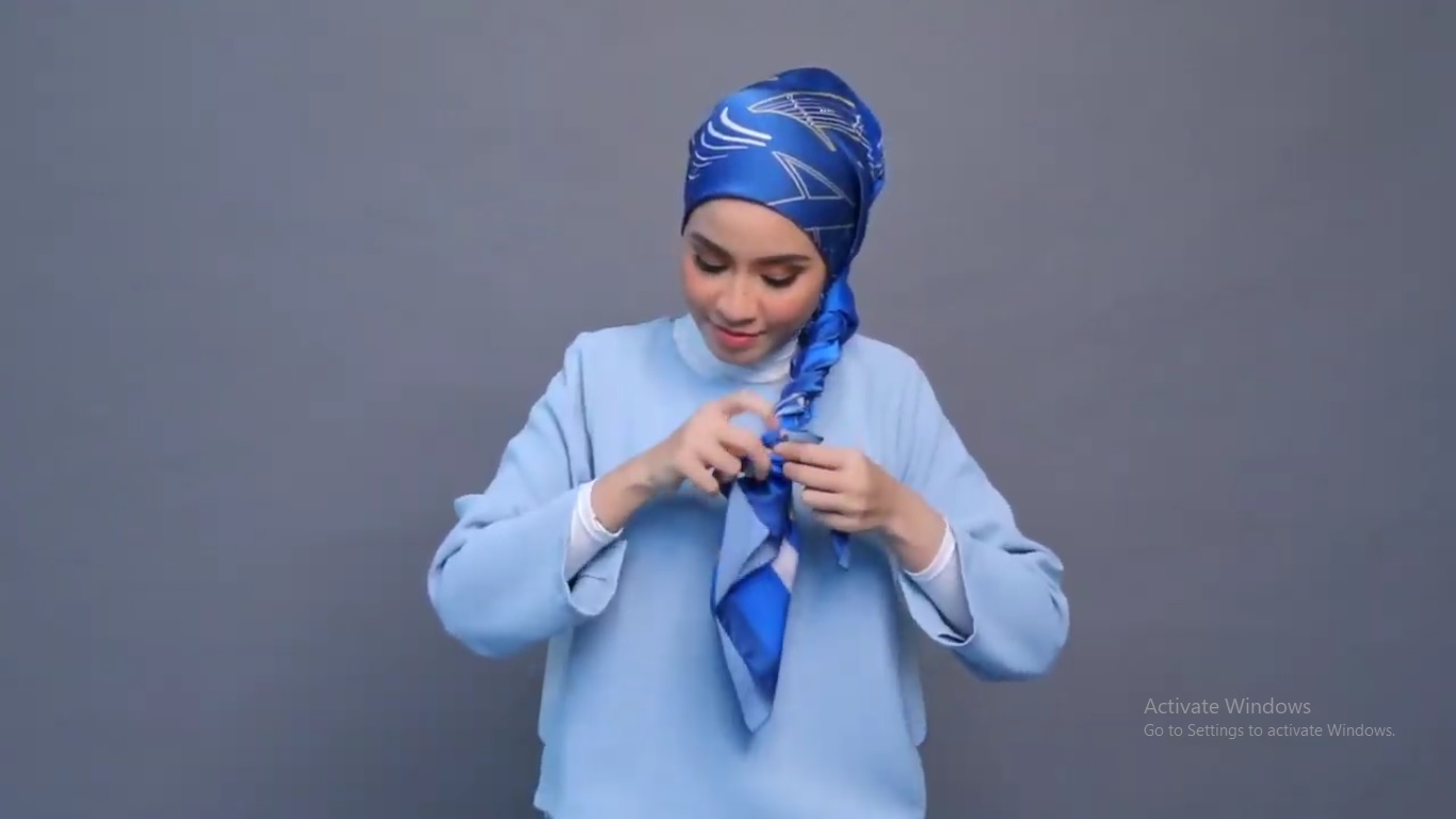 Tutorial Hijab Kepang