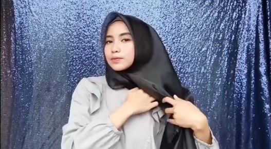 Tutorial Hijab Organza