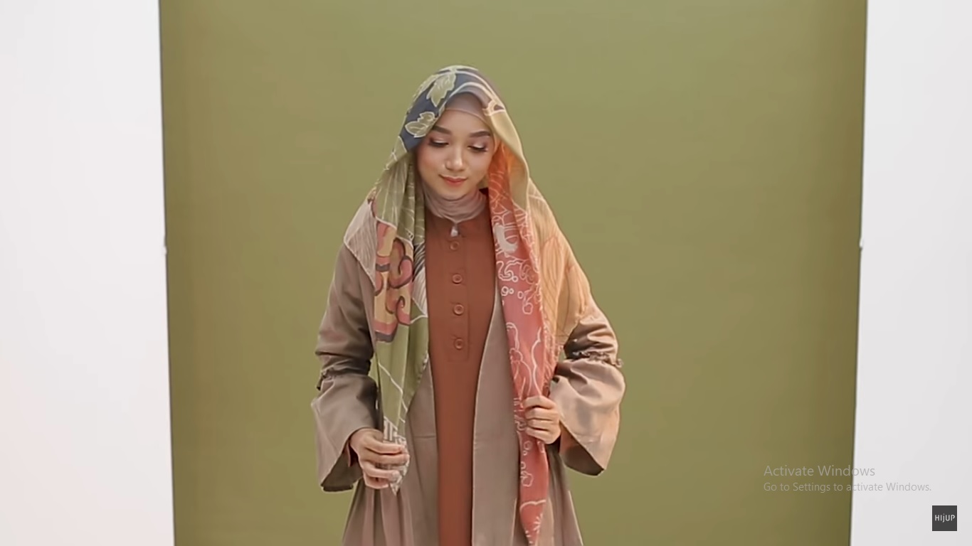 Tutorial Hijab Segiempat