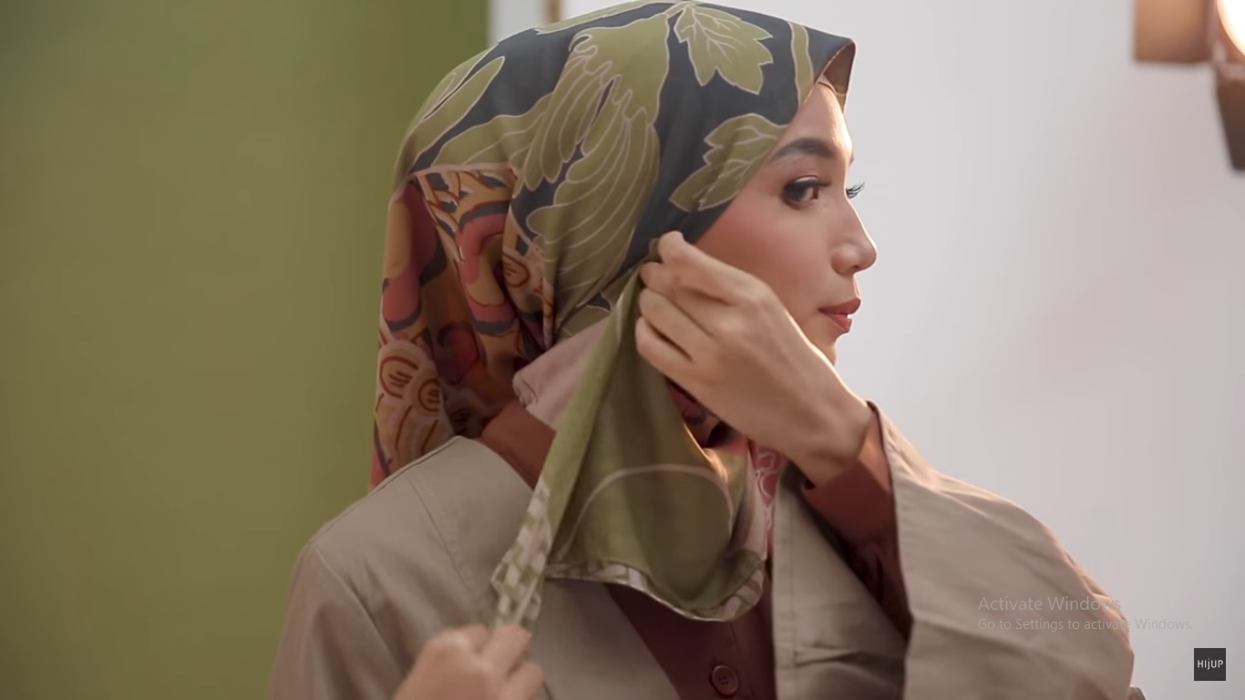 Tutorial Hijab Segiempat