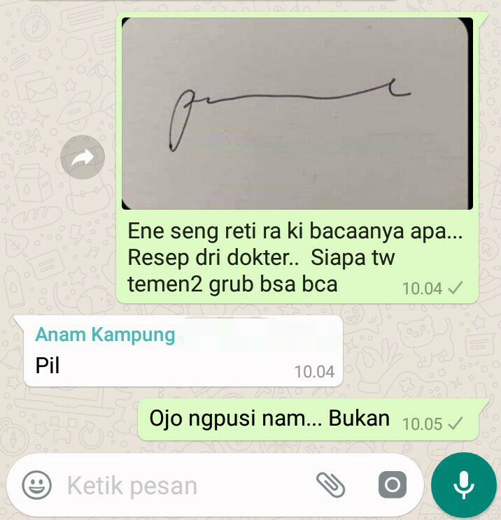 Tulisan Dokter