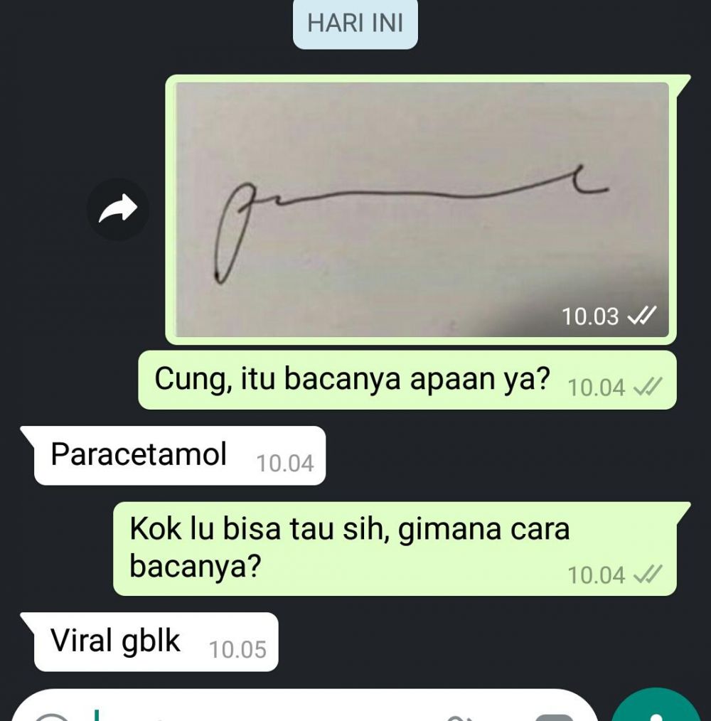 Tulisan Dokter